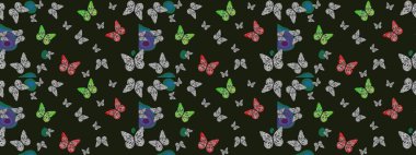 Kart ve Fotoğraf Çocukları Albümleri Üzerine Bebekler Kitabı ve Dijital Baskı. Robot resim. Sihirli Çizgi Film Hakkında Gri Kelebek 'e tırman. Albüm için resim. Raster illüstrasyonu.