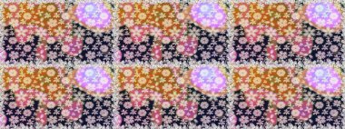 Modern gelişim, nötr raster arka plan duvar kâğıdı çizgisi, klasik desenli desenli çiçekler, çiçekli süsler. Çiçekli el, pürüzsüz desen..