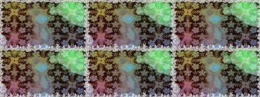 Kahverengi renkli çiçekler. Raster düz çiçekleri pürüzsüz desen. Tasarım hediye paketi, tebrik kartları, posterler ve afiş tasarımı.