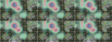 Çiçek arkaplan. Raster illüstrasyonu. Renkli, pürüzsüz desen. Tarafsız renklerde şirin tekstil tarzında. Çiçek duvar kağıdı.