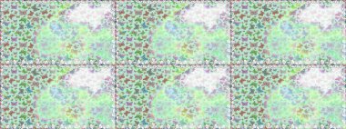 Kelebek deseni. Raster. Soyut, pürüzsüz bir arkaplan. Moda Kumaşı Tasarımı. Tarafsız ve yeşil renkler üzerine resim.