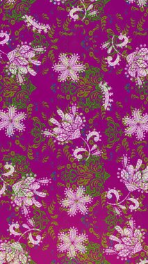 Renkli Bahar Teması eskiz kalıbı. Çiçek deseni. Düz Çiçek Elementleri Tasarımı. Raster illüstrasyonu. Chichi kumaş deseni çiz.