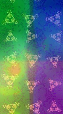 Renkli arka planda izole tatlı kar taneleri. Kar tanesi raster deseni. Raster illüstrasyonu. Altın renkte kar taneleri.