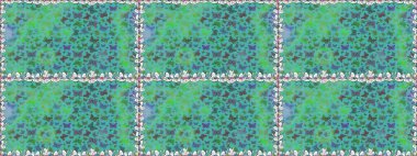 Raster illüstrasyonu. Basit bir şekilde. Kusursuz bir arka plan. Mavi renkte soyut sevimli kelebek.