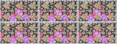 Paisleys zarif çiçek desenli dikdörtgen arka plan duvar kâğıdı illüstrasyonlu klasik stil, modern 3D çizgili sanat altın ve gri desenli çiçek yaprakları ve süslemeleri..