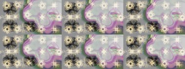 Raster Noel soyut renkli arka plan ve tatlı kar tanesi. Farklı kar taneleri toplayıcısı, gri, nötr ve bej renklerde kış elementleri..