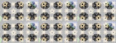 Kar taneleri tasarımı. Retro tarzı doku, soyut kış elementleri. Son moda kar taneleri ve elementler onun kartlarını gösteriyor. Süper tasarım posteri, kapak, renkli kart tasarımı.