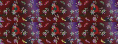 Kar tanesi kahverengi, mor ve kırmızı renklerde izole edilmiş. Raster illüstrasyonu. Kar Tanesi Simgesi. Raster illüstrasyonu.