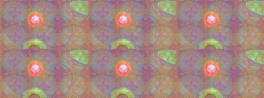 Tarafsız, bej ve gri renklerde çiçekler. Raster illüstrasyonu. Çiçek süsü ile kusursuz desen.