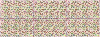 Raster illüstrasyonu. Yazdırmayı tekrarla. Sonsuz. Gri ve nötr suluboya kelebekleri olan pürüzsüz bir arkaplan deseni..