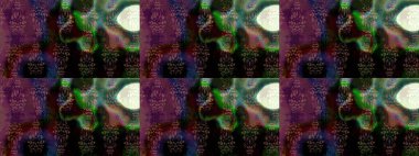 Süslü kumaş deseni. Renkli Bahar Teması eskiz kalıbı. Düz Çiçek Elementleri Tasarımı. Raster illüstrasyonunda çiçek deseni çizimi.