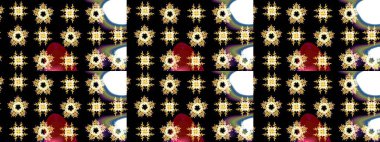 Raster deseni. Küçük çiçekte güzel bir çiçek deseni var. Çiçekli çiçek deseni, suluboya..