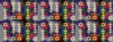 El yapımı stres önleyici kar tanesi. Örtü, poster, tişört ya da dövme için şablon. Raster illüstrasyonu. Yetişkin sanat terapisi için kış boyama sayfaları.