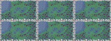 Çiz, çiz, çiz. Basit bir şekilde. Yeşil ve mavi renkli tropikal kelebek deseni. Raster illüstrasyonu. Kelebek resmi..