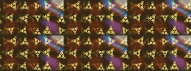 Kar taneli, kahverengi, gri ve mor renkler. Raster Noel soyut renkli arka plan ve tatlı kar tanesi. Raster illüstrasyonu.