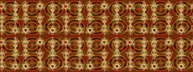 Raster illüstrasyonu. Kar taneleri ve raster arkaplanlı Noel karalaması deseni.