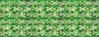 Kış konsepti Raster illüstrasyonu. Düz yatıyordu. Yeşil, nötr ve sarı renkte kar tanelerinden oluşan kış deseni.