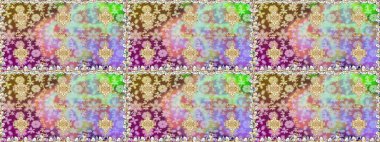 Antika altın tekrarlanabilir duvar kağıdı. Tarafsız renklerde altın element. Barok tarzında altın çiçek süsü. Damask arkaplanı tekrarlayan kusursuz desen.