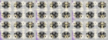 Şirin desen. Raster Noel soyut renkli arka plan ve tatlı kar tanesi. Kar taneleri deseni. Raster illüstrasyonu. Noel Kar Taneleri Arkaplanı.