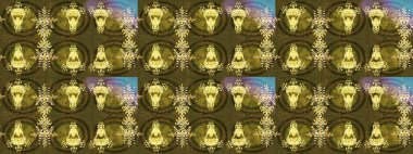 Kar taneleri deseni. Raster illüstrasyonu. Şirin desen. Noel Kar Taneleri Arkaplanı. Raster Noel soyut renkli arkaplan ve tatlı kar tanesi.