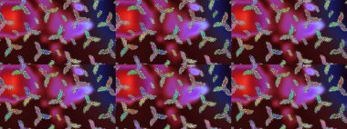 Siluet kar tanesi işareti izole edilmiş kahverengi, kırmızı ve mor renkler. Kar Tanesi Mozaik ikonu. Grafiksel element dekorasyonu. Raster skeci. Sembol kışı, donmuş, Noel, yeni yıl tatili. Düz tasarım.