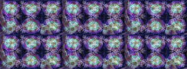 Raster illüstrasyonu. Noel stili. Mor, gri ve mavi renkte kar taneleri.