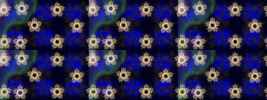 Raster illüstrasyonu. Kar taneleri ve raster arkaplanlı Noel karalaması deseni.