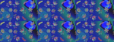 Raster Noel soyut renkli arka plan ve düşen kar tanesi. Noel süslemeleri ve Noel süslemeleri.