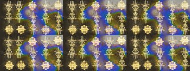 Kar tanesi rengarenk desen. Raster kar taneleri arka planda. Raster illüstrasyonu. Kar taneleri deseni. Soyut kar taneleri arkaplanda izole edilmiş düz tasarım.