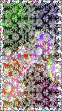 Güzel kumaş deseni. Raster çiçekli arka plan. Düz Çiçek Elementleri Tasarımı. Yazdır. Güzel, pürüzsüz bir desen. Renkli Yaz Temalı Kusursuz Arkaplan.