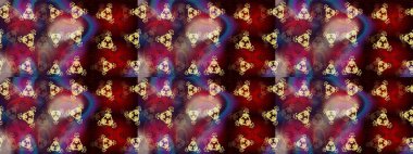 Xmas Frost kar taneleri izole edilmiş siluet sembolü. Meteoroloji buz koleksiyonu. Raster. Kış Noel 'inde kar bembeyaz kristal element. Kar Tanesi raster simgesi arkaplan kahverengi, kırmızı ve mor.