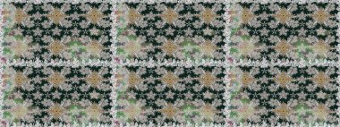 Küçük çiçekteki sevimli çiçek deseni. Güzel karalama çiçekleri olan kusursuz çiçek desenleri. Güzel kumaş deseni. Raster illüstrasyonu.