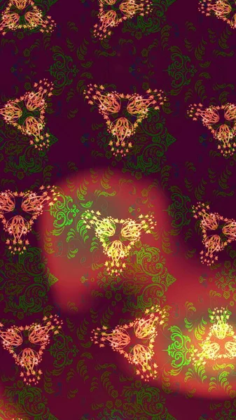 Düz Çiçek Elementleri Tasarımı. Renkli Bahar Teması eskiz kalıbı. Süslü kumaş deseni. Raster illüstrasyonunda çiçek deseni çizimi.