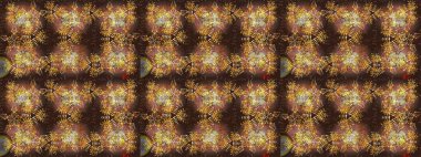 Renkli elementlerle Raster ilginç desen.