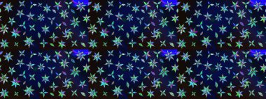 Renkli Bahar Teması eskiz kalıbı. Gri ve mavi renkte çiçekler. Düz Çiçek Elementleri Tasarımı. Çiçekle çizim deseni.