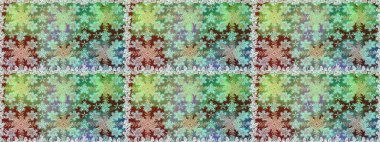 Kusursuz klasik altın desen. Tarafsız ve altın elementli yeşil renklerde altın desen. Raster geleneksel oryantasyon süsü.