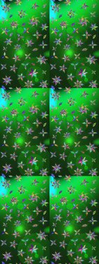 Küçük renkli çiçekler. Küçük çiçekte güzel bir desen. Çiçekli bahar çiçekleri. Motley illüstrasyonu. Moda baskıları için zarif bir şablon.