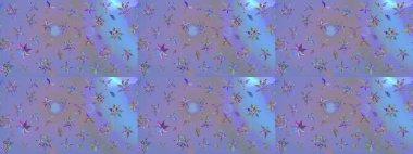 Zentangle soyut çiçekleri. Güzel kumaş deseni. Karalama çiçeği. Düz Çiçek Elementleri Tasarımı. Raster illüstrasyonu. Renkli Bahar Teması çizim şablonu.