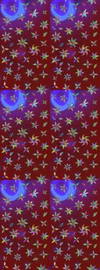 El çizimi Raster çizimi. Karalama elementleri. Çizim çiçek deseni duvar kağıdı, web sitesi arkaplanı, paket kağıdı, davetiye, broşür, pankart veya web sitesi için kullanılabilir.