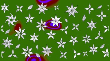 Üst manzara, yumuşak stil. Sevgililer günü ve tebrik kartı konsepti için şık bir davetiye. Çiçek kompozisyonu, el boyası, hassas şablon. Yeşil ve nötr renkler üzerine manzaralı çiçek deseni.