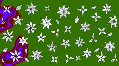 Yeşil ve nötr renklerde çiçekler. Elle boyanmış suluboya resim çizimi çiçekler ve bitkiler.