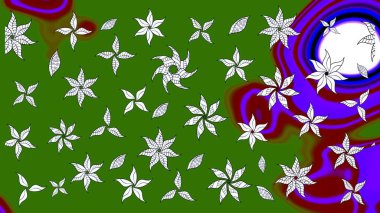 Kızılderili desenli desenli desenli şal deseni. Raster Henna dövme stili. Etnik Mandala süsü. Tekstil, tebrik kartı, boyama kitabı, telefon kılıfı baskısı için kullanılabilir.