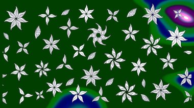 Raster illüstrasyonu. Güzel kumaş deseni. Küçük bir çiçekte eskiz deseni. Güzel çiçek arkaplanı..