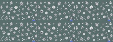 Tarafsız renklerde. Raster illüstrasyonu. Tarafsız renklerde bir papatya deseni.