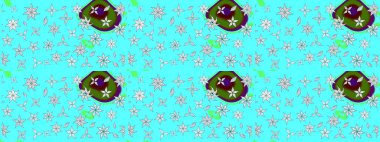 Taslak desenli, modaya uygun kumaş deseni. Renkli Bahar Teması eskiz kalıbı. Düz Çiçek Elementleri Tasarımı. Şirin çiçek elementleri. Raster illüstrasyonu.