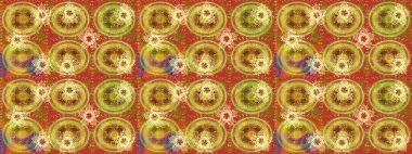 Kışın sembolü. İllüstrasyon kar tanesi. Güzel dekorasyon. Sarı, turuncu ve kahverengi renkli suluboya kar taneleri.