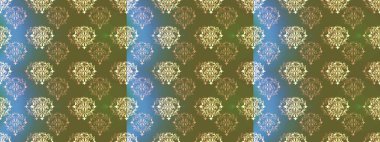 Eski model. Çiçeğin suluboya çizimlerinin mükemmel deseni. Suluboya kusursuz desen. Dekorasyon ve tasarım için güzel bir desen. Raster illüstrasyonu. Moda yazdırma.