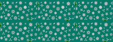 Çiçekli karalama şeklinde Raster çiçek deseni. Mavi renkli çiçekler. Nazik, narin çiçek arkaplanı.