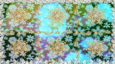 Raster oryantal süs. Tarafsız renklerde, altın elementlerle kusursuz desen. Kusursuz altın desen.