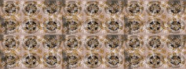 Kış kar taneleri, raster arka plan. Yüzey için tekrarlanan doku, ambalaj kağıdı, bej, kahverengi ve gri renkte kar tanesi.